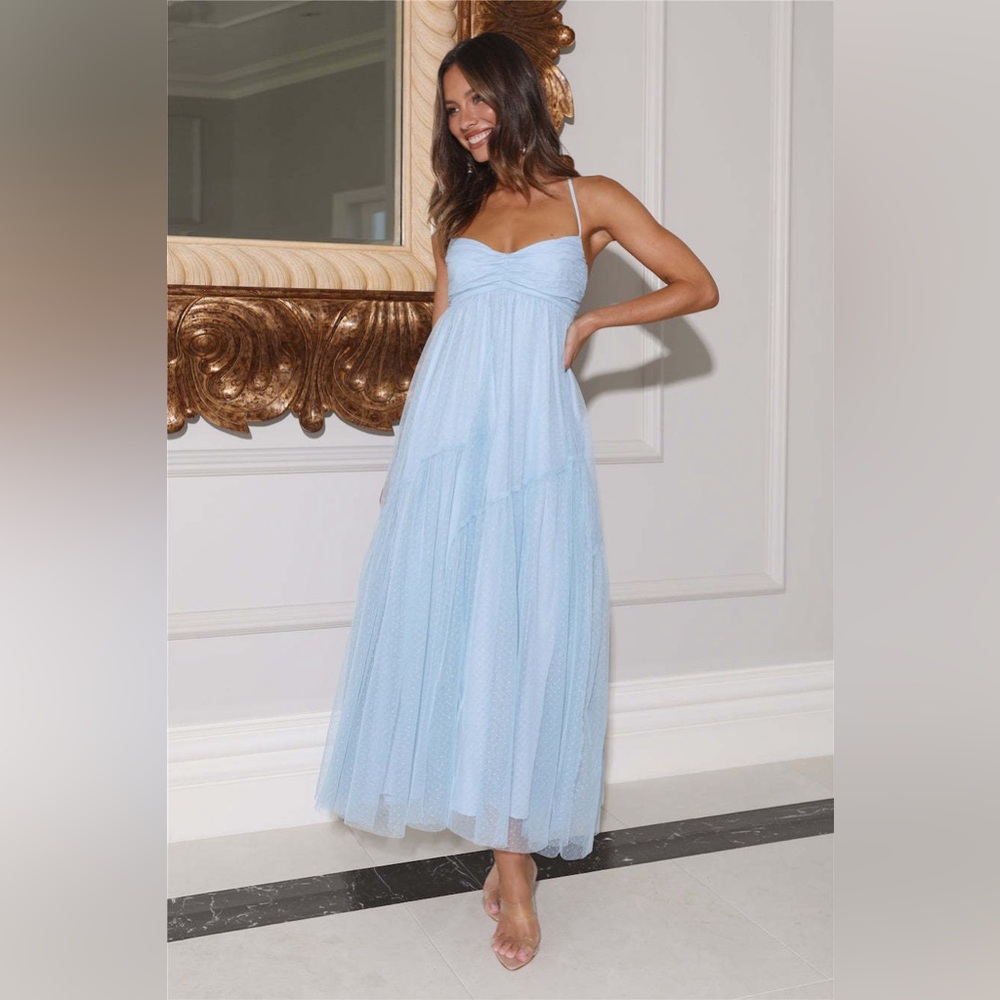 Hello Molly Feature Me Tulle Midi Dress XS